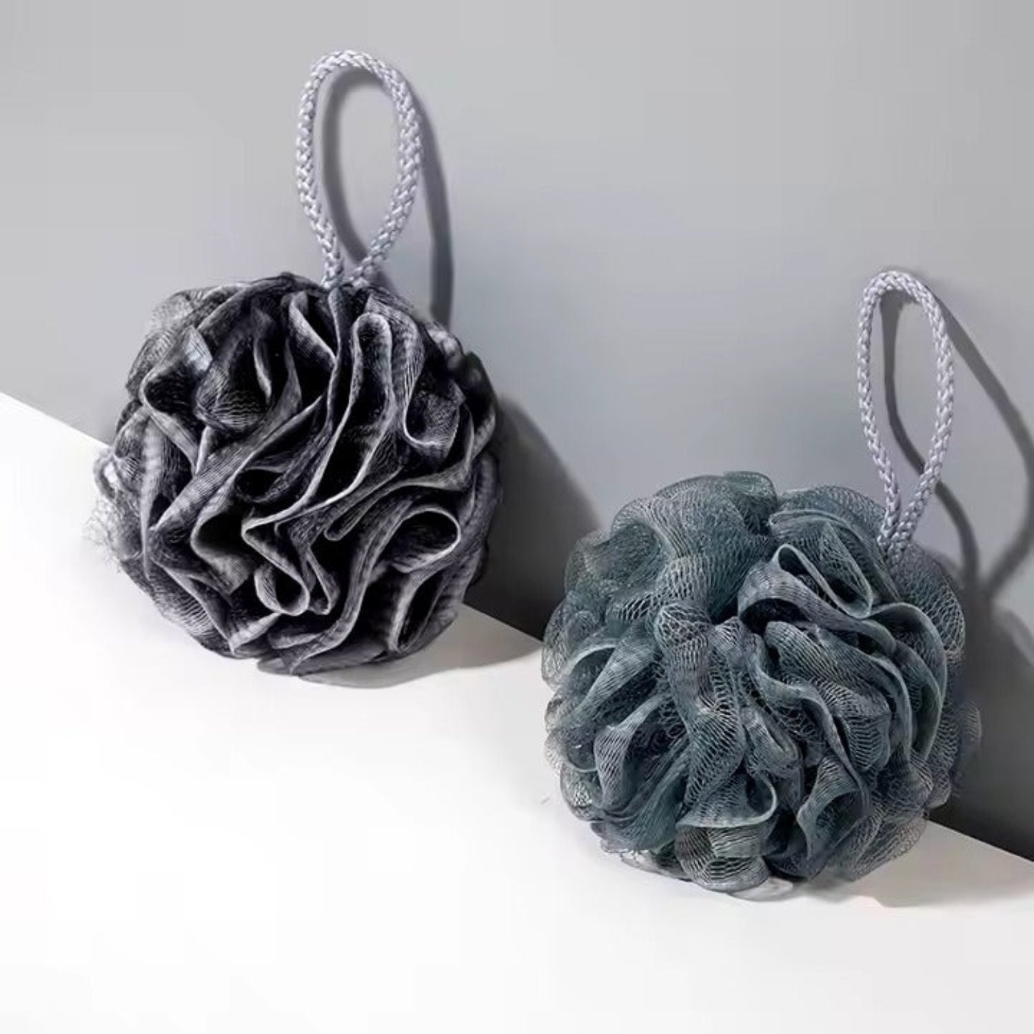 Zidello Soft Mesh Bath Sponge Loofah – Exfoliating Body Scrubber for Gentle Skin Cleaning and Lathering